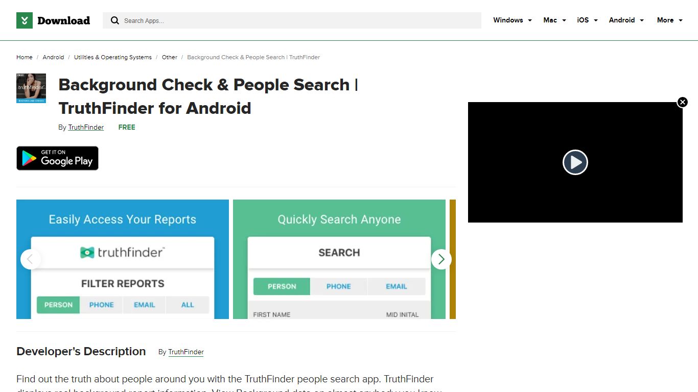 Background Check & People Search | TruthFinder - Free download and ...